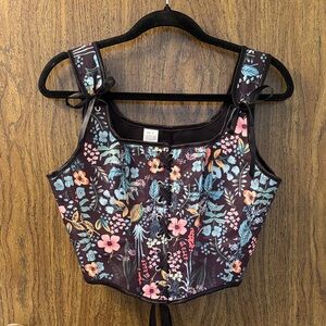 Floral Corset Top